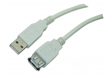 Шнур USB (шт) - USB (гн) 1.8M REXANT
